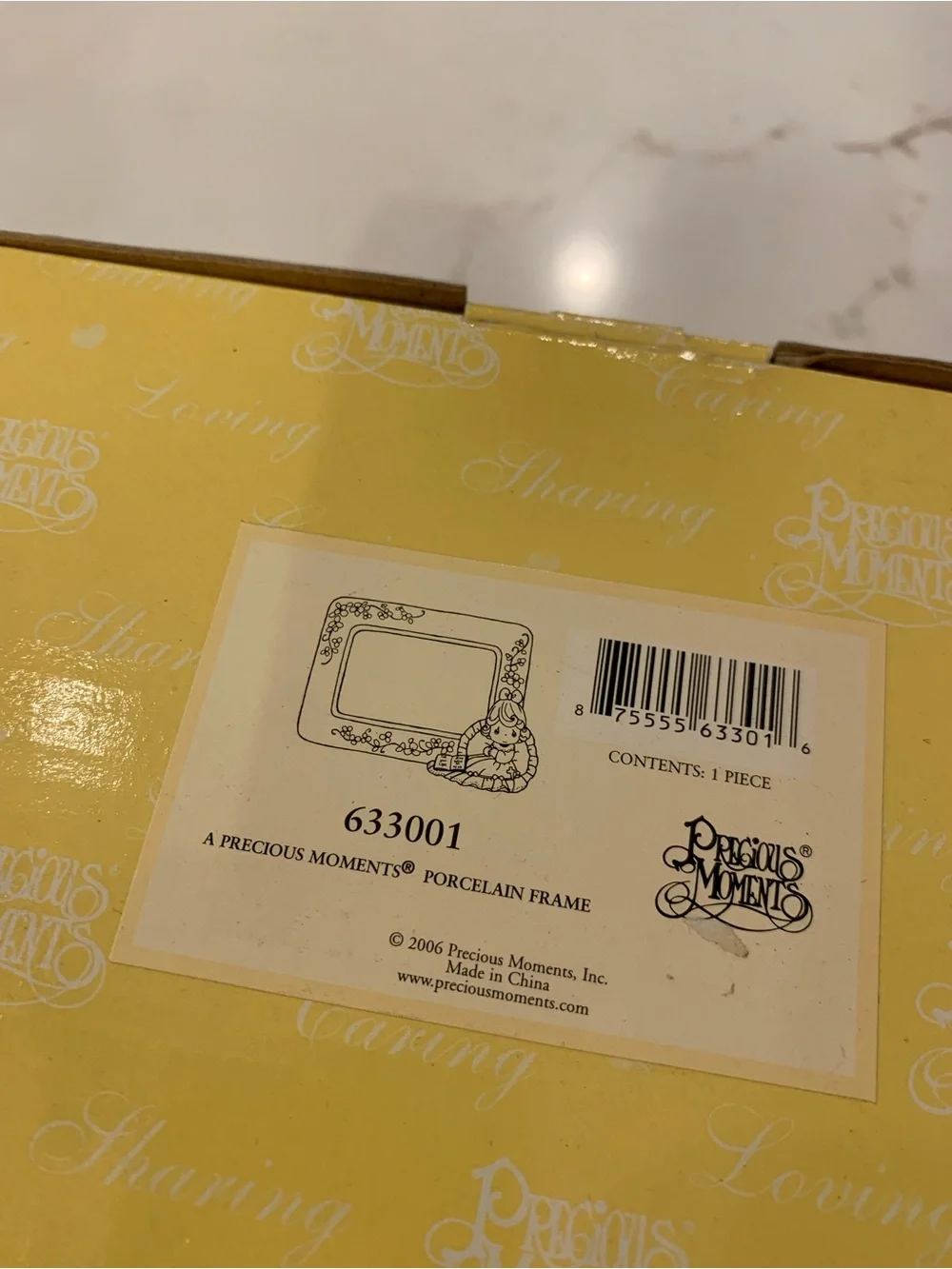 Precious Moment Girl Baptism/Christening Picture Frame NEW With Box 4